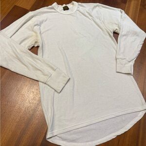 Vintage REI Long Sleeve Base Layer Shirt Men’s S Made in USA Distressed Stained